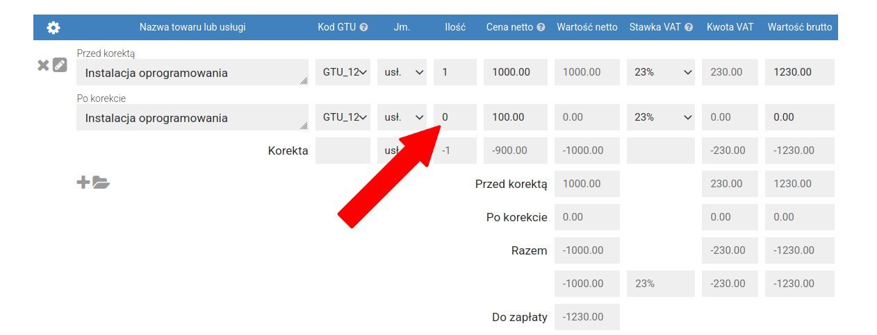 Jak wystawić fakturę korygującą do faktury?
