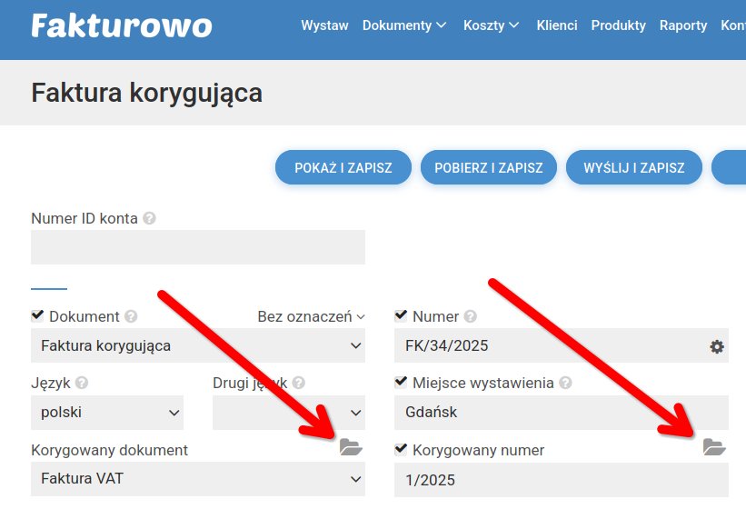 Jak wystawić fakturę korygującą do faktury?